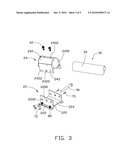 LAMP WITH ANGLE ADJUSTING MEMBER diagram and image