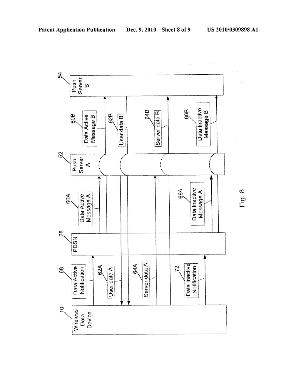 SYSTEM AND METHOD OF WIRELESS DEVICE ACTIVITY MESSAGING - diagram, schematic, and image 09