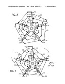 TURBINE WITH VANES AND TETHERS THAT ADJUST TO THE WIND diagram and image