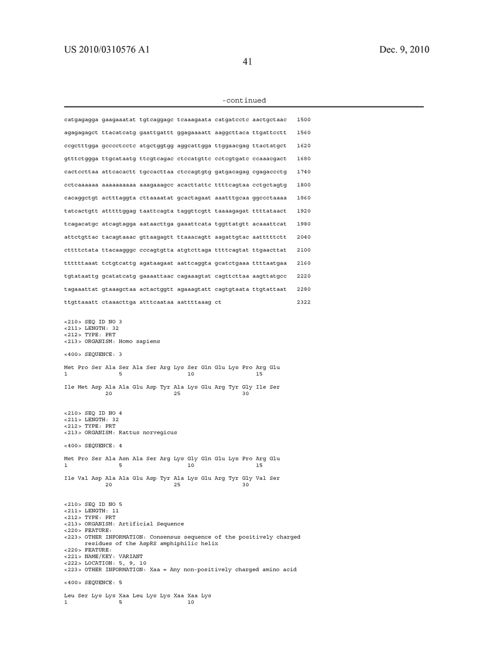 COMPOSITIONS AND METHODS COMPRISING ASPARTYL-tRNA SYNTHETASES HAVING NON-CANONICAL BIOLOGICAL ACTIVITIES - diagram, schematic, and image 62