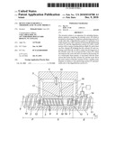 DEVICE FOR EXTRUDING A THERMOPLASTIC PLASTIC PRODUCT diagram and image