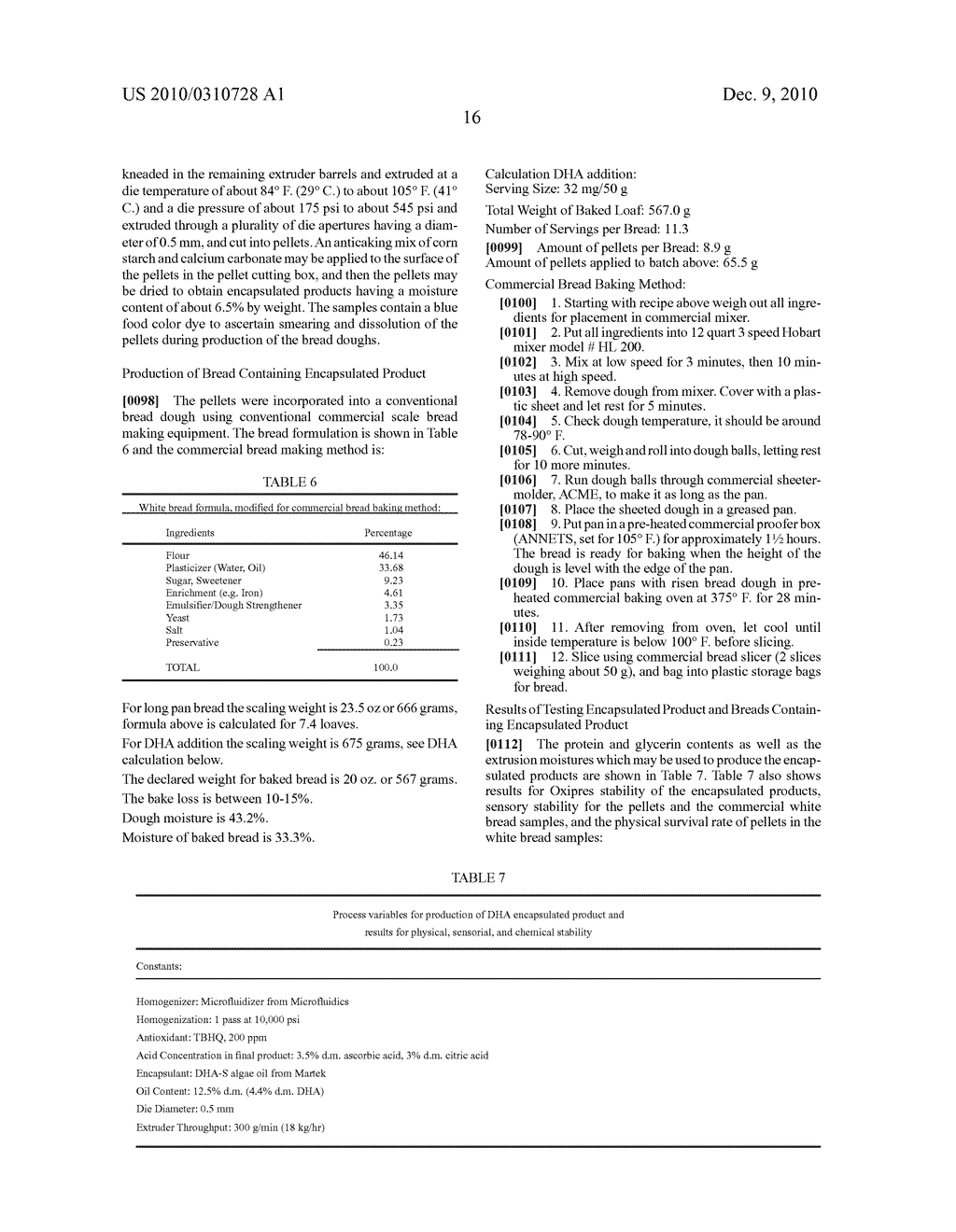 ENCAPSULATED OMEGA-3 FATTY ACIDS FOR BAKED GOODS PRODUCTION - diagram, schematic, and image 19