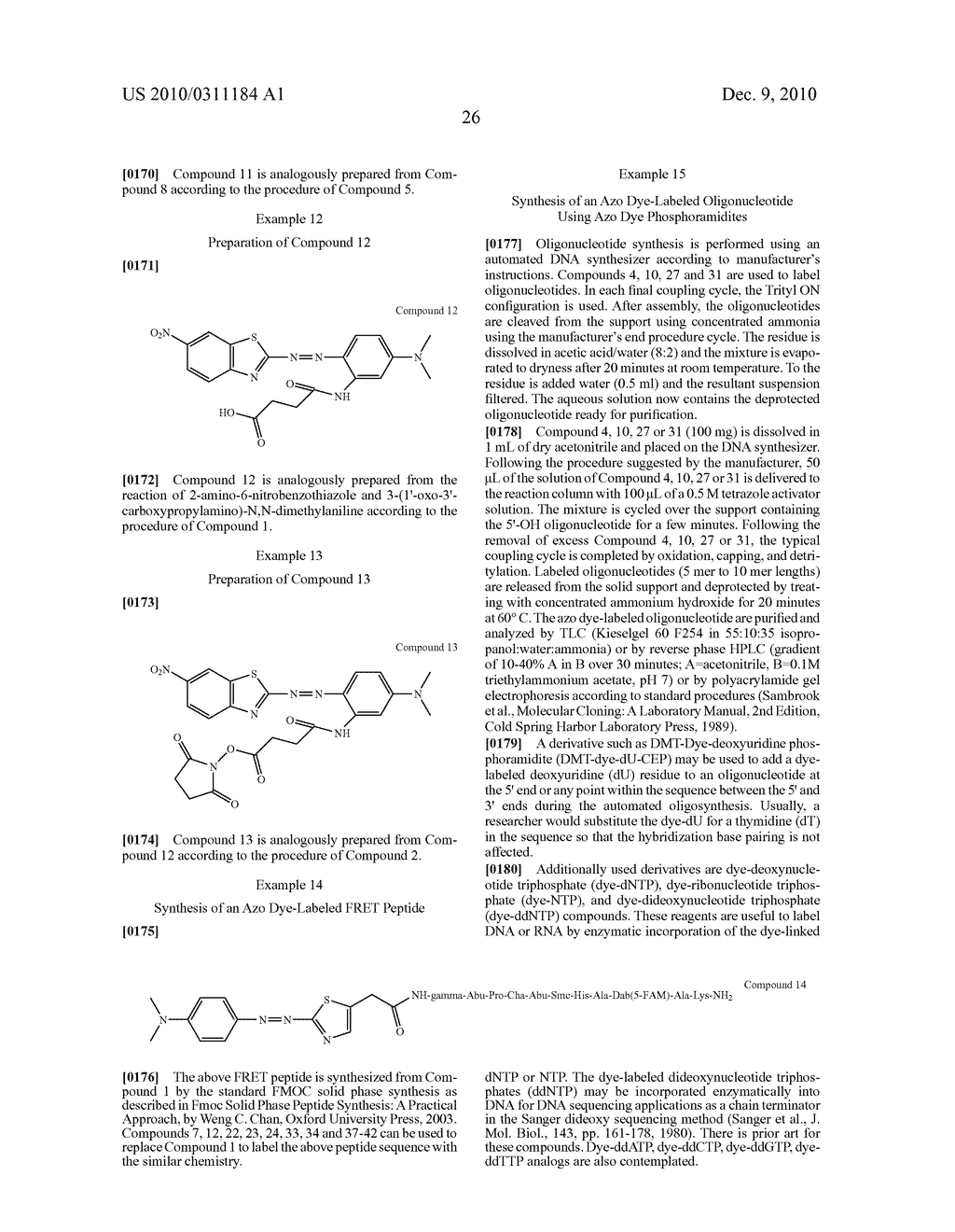 AZO HETEROCYCLIC DYES AND THEIR BIOLOGICAL CONJUGATES - diagram, schematic, and image 31