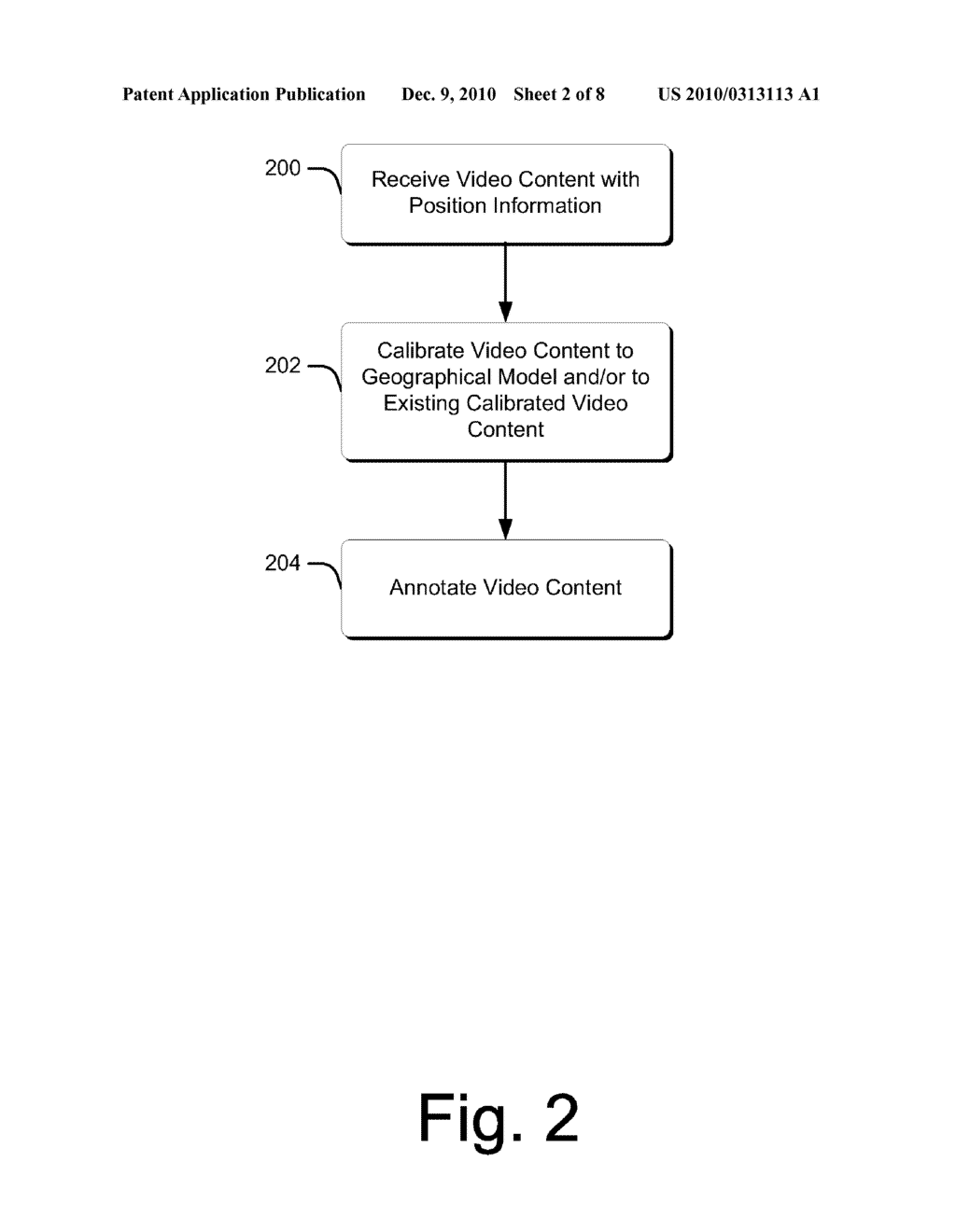 Calibration and Annotation of Video Content - diagram, schematic, and image 03