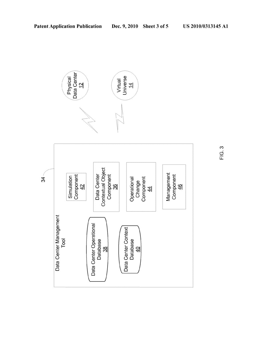 CONTEXTUAL DATA CENTER MANAGEMENT UTILIZING A VIRTUAL ENVIRONMENT - diagram, schematic, and image 04