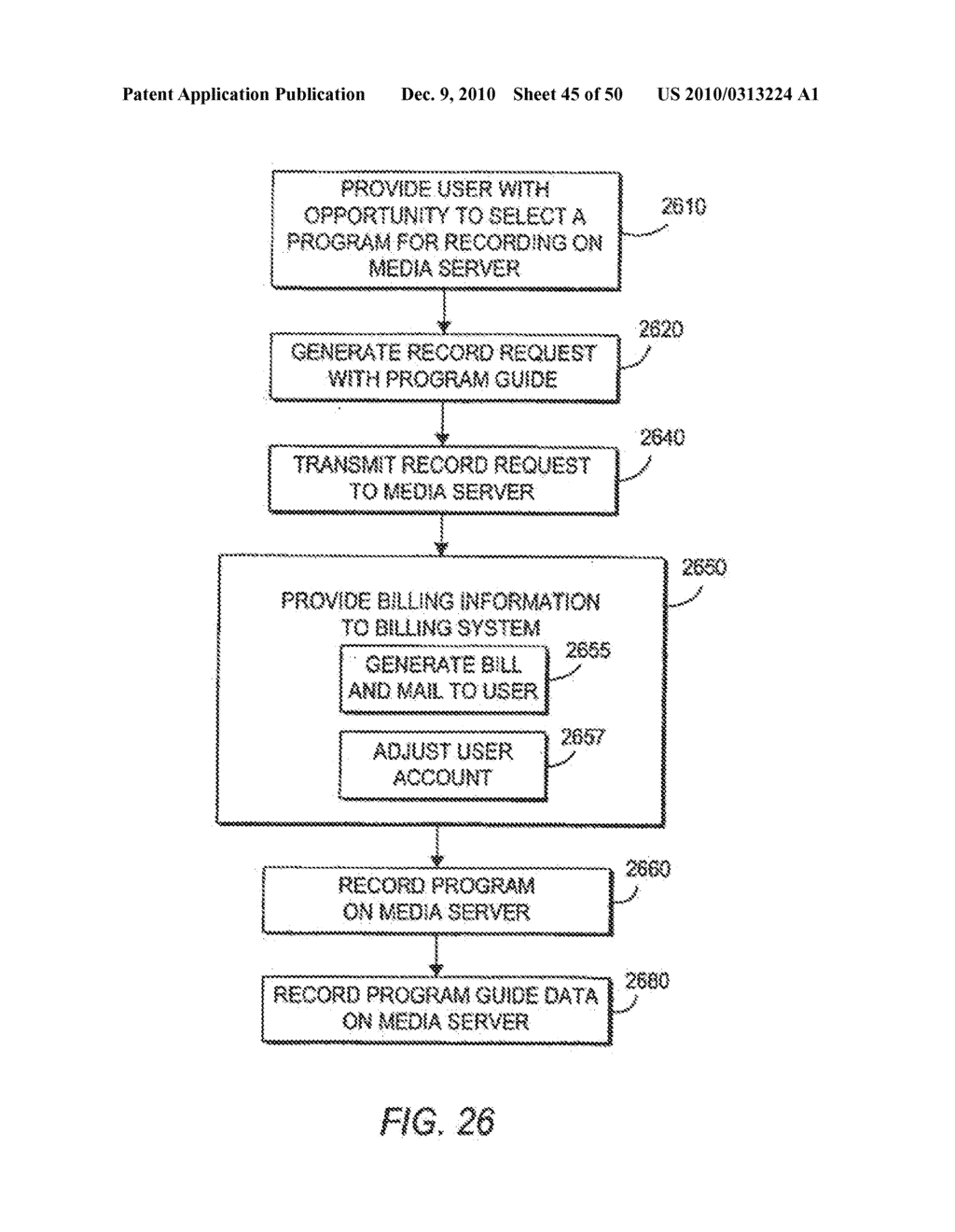 CLIENT-SERVER BASED INTERACTIVE TELEVISION PROGRAM GUIDE SYSTEM WITH REMOTE SERVER RECORDING - diagram, schematic, and image 46