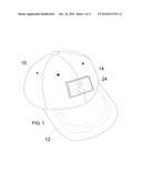 Hat with Electronic Display diagram and image