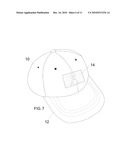 Hat with Electronic Display diagram and image