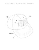 Hat with Electronic Display diagram and image