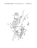 Electronic device mount system with strap diagram and image