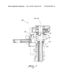 METHOD AND APPARATUS FOR CLOSING A TUBULAR KNITTED ARTICLE AT ONE OF ITS AXIAL ENDS, AT THE END OF ITS PRODUCTION CYCLE ON A CIRCULAR KNITTING MACHINE FOR HOSIERY OR THE LIKE diagram and image