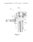 METHOD AND APPARATUS FOR CLOSING A TUBULAR KNITTED ARTICLE AT ONE OF ITS AXIAL ENDS, AT THE END OF ITS PRODUCTION CYCLE ON A CIRCULAR KNITTING MACHINE FOR HOSIERY OR THE LIKE diagram and image