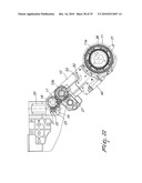 METHOD AND APPARATUS FOR CLOSING A TUBULAR KNITTED ARTICLE AT ONE OF ITS AXIAL ENDS, AT THE END OF ITS PRODUCTION CYCLE ON A CIRCULAR KNITTING MACHINE FOR HOSIERY OR THE LIKE diagram and image