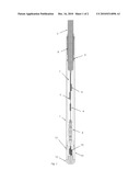 Routing an electrical signal past a downhole connection used for semi stiff wellbore intervention rod diagram and image