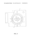 Push button switch device and sewing machine provided therewith diagram and image