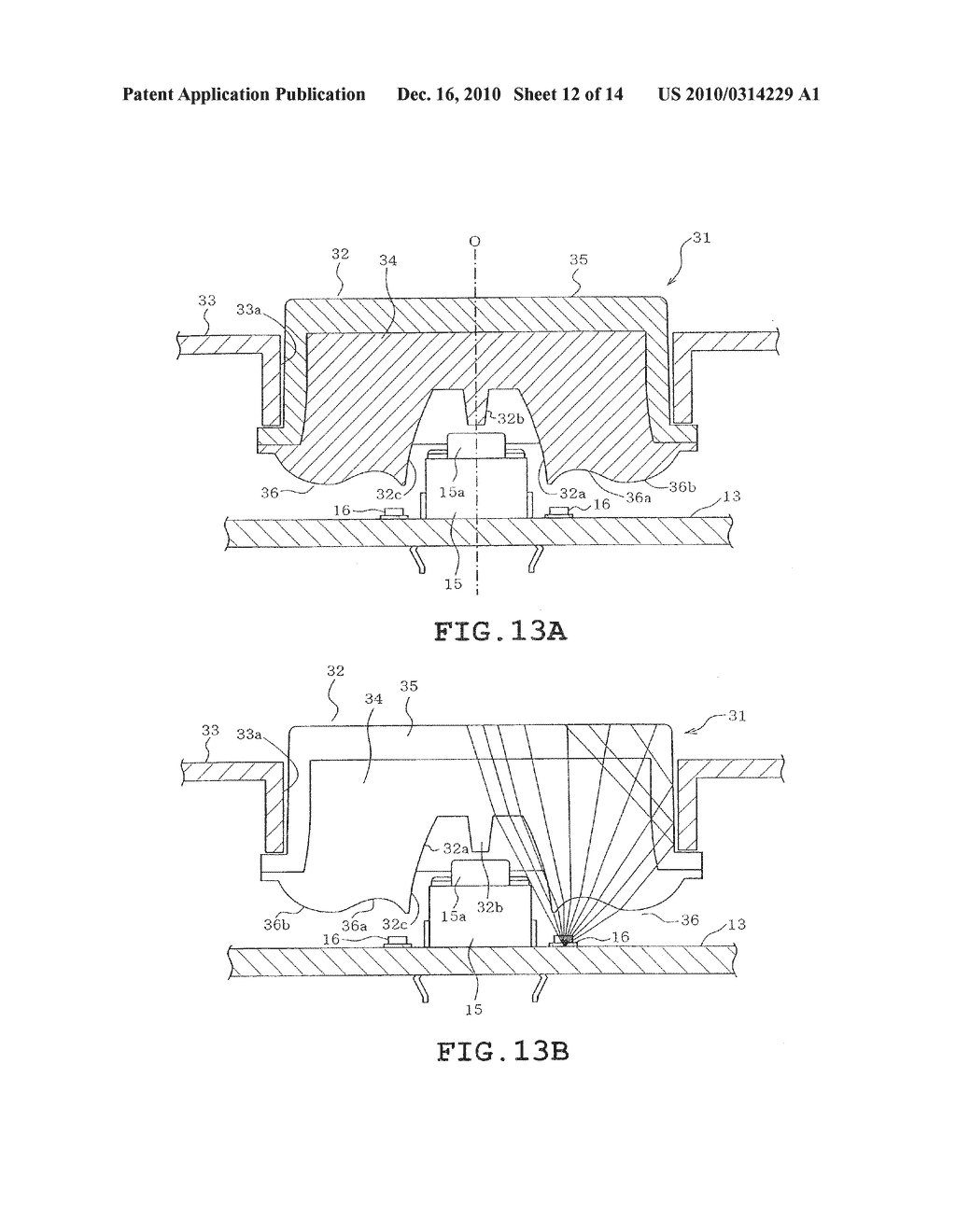 Push button switch device and sewing machine provided therewith - diagram, schematic, and image 13