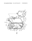 Center-Pull Dispenser for Web Material diagram and image