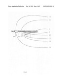 DEVICE FOR HOLDING LINES IN AN AIRCRAFT diagram and image