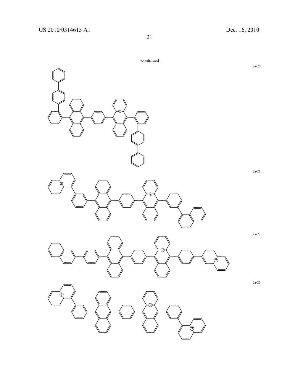 AROMATIC AMINE DERIVATIVE AND ORGANIC ELECTROLUMINESCENT DEVICE USING THE SAME - diagram, schematic, and image 22