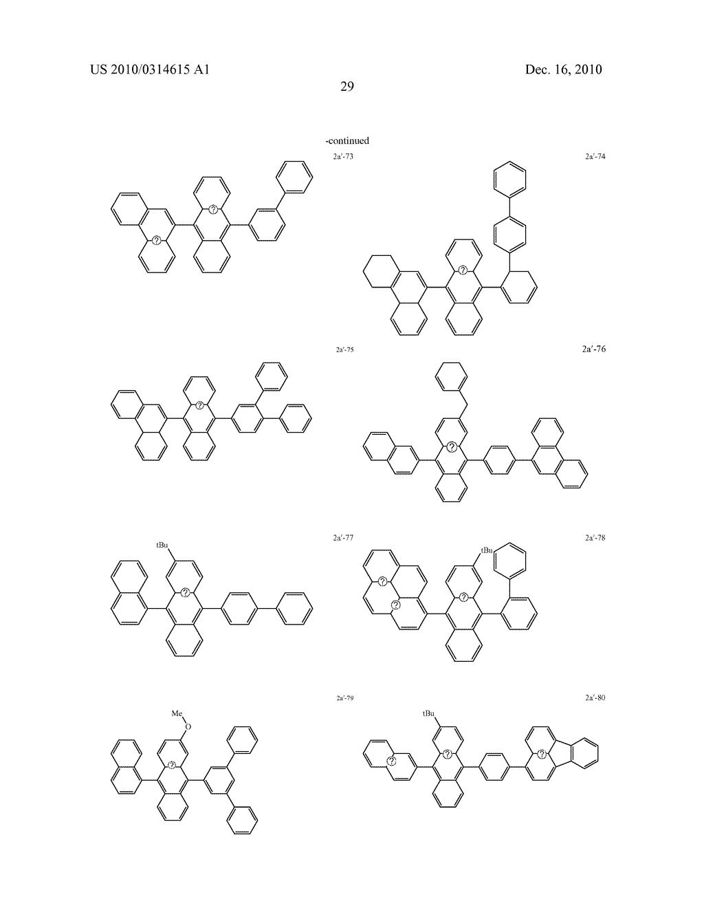 AROMATIC AMINE DERIVATIVE AND ORGANIC ELECTROLUMINESCENT DEVICE USING THE SAME - diagram, schematic, and image 30