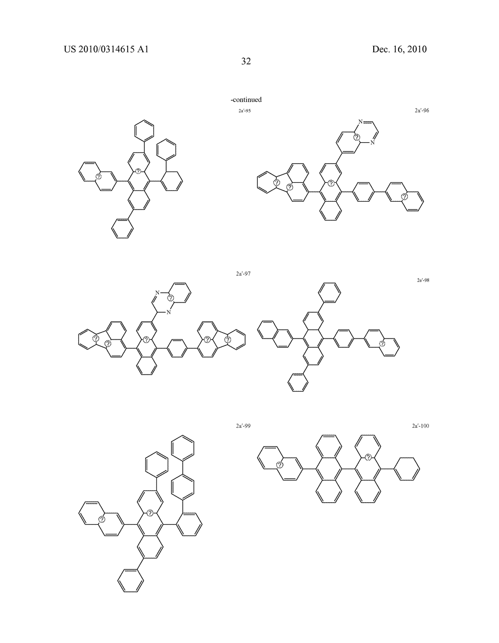 AROMATIC AMINE DERIVATIVE AND ORGANIC ELECTROLUMINESCENT DEVICE USING THE SAME - diagram, schematic, and image 33