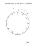 WIND TURBINE, A METHOD FOR REDUCING NOISE EMISSION FROM A WIND TURBINE TOWER AND USE OF A WIND TURBINE diagram and image