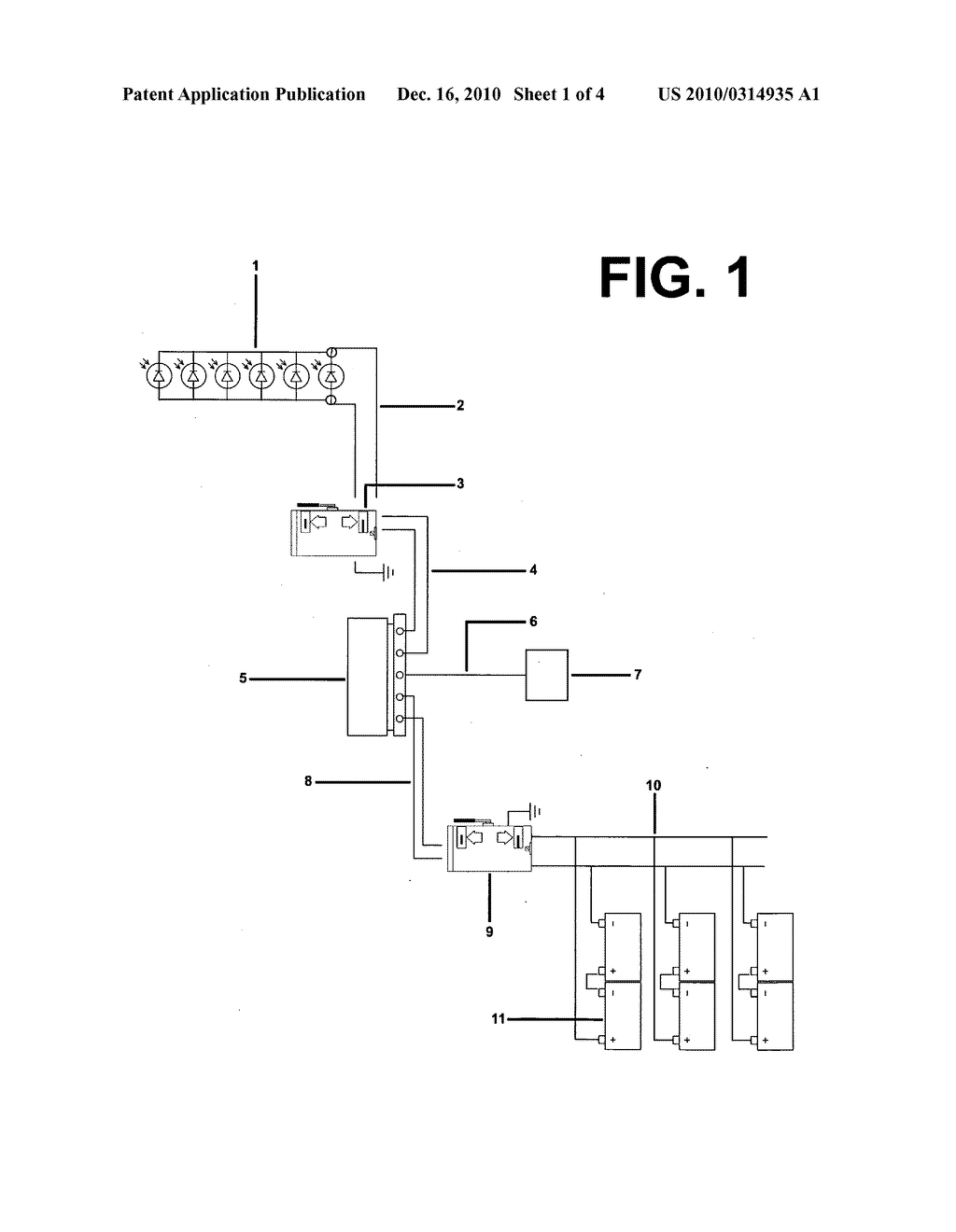 METHOD FOR GENERATING ELECTRICITY FROM SOLAR PANELS FOR EMERGENCY POWER DISTRIBUTION CENTER(S) - diagram, schematic, and image 02