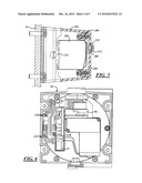 Hinged Arm Retainer Arrangement diagram and image