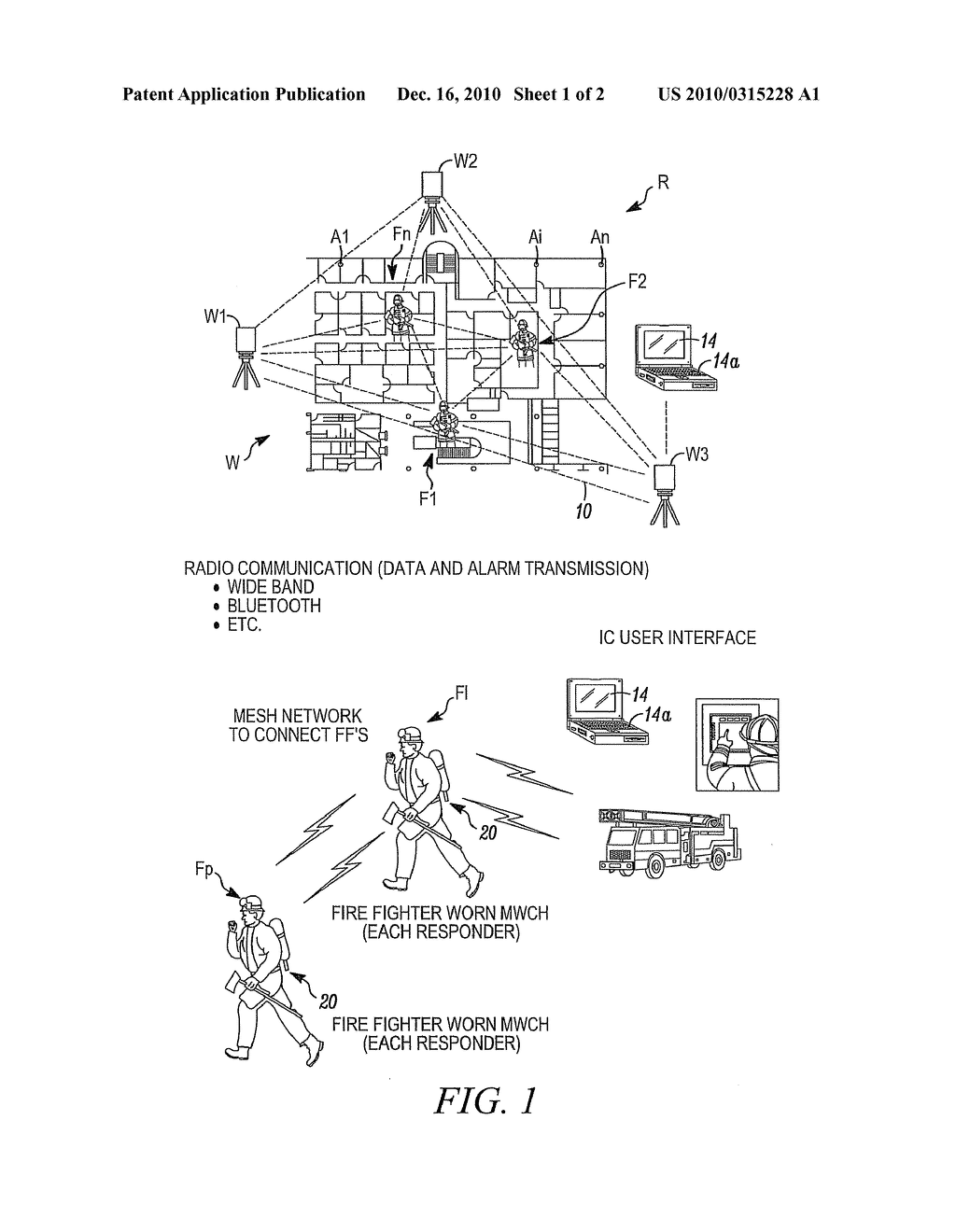 WEARABLE DATA HUB FOR FIRST RESPONDERS - diagram, schematic, and image 02