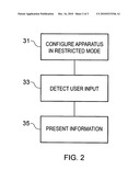 Apparatus, method, computer program and user interface diagram and image