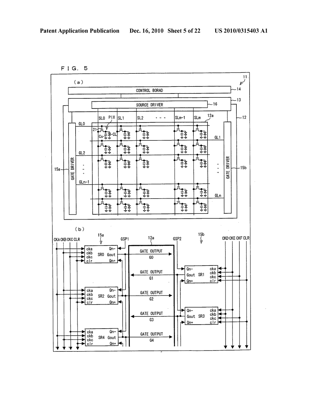 DISPLAY DEVICE, METHOD FOR DRIVING THE DISPLAY DEVICE, AND SCAN SIGNAL LINE DRIVING CIRCUIT - diagram, schematic, and image 06