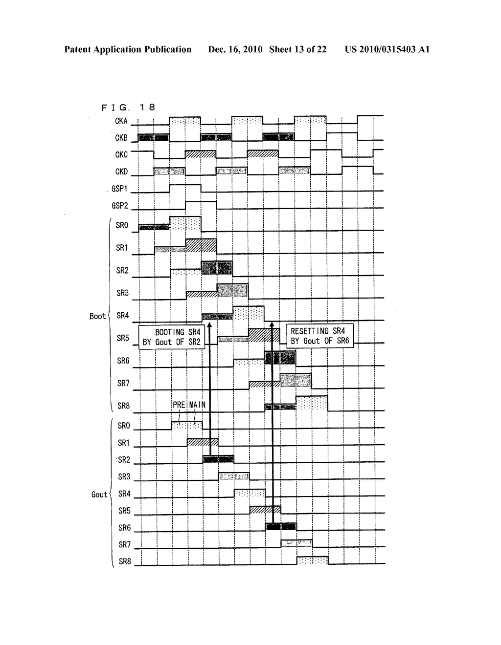 DISPLAY DEVICE, METHOD FOR DRIVING THE DISPLAY DEVICE, AND SCAN SIGNAL LINE DRIVING CIRCUIT - diagram, schematic, and image 14