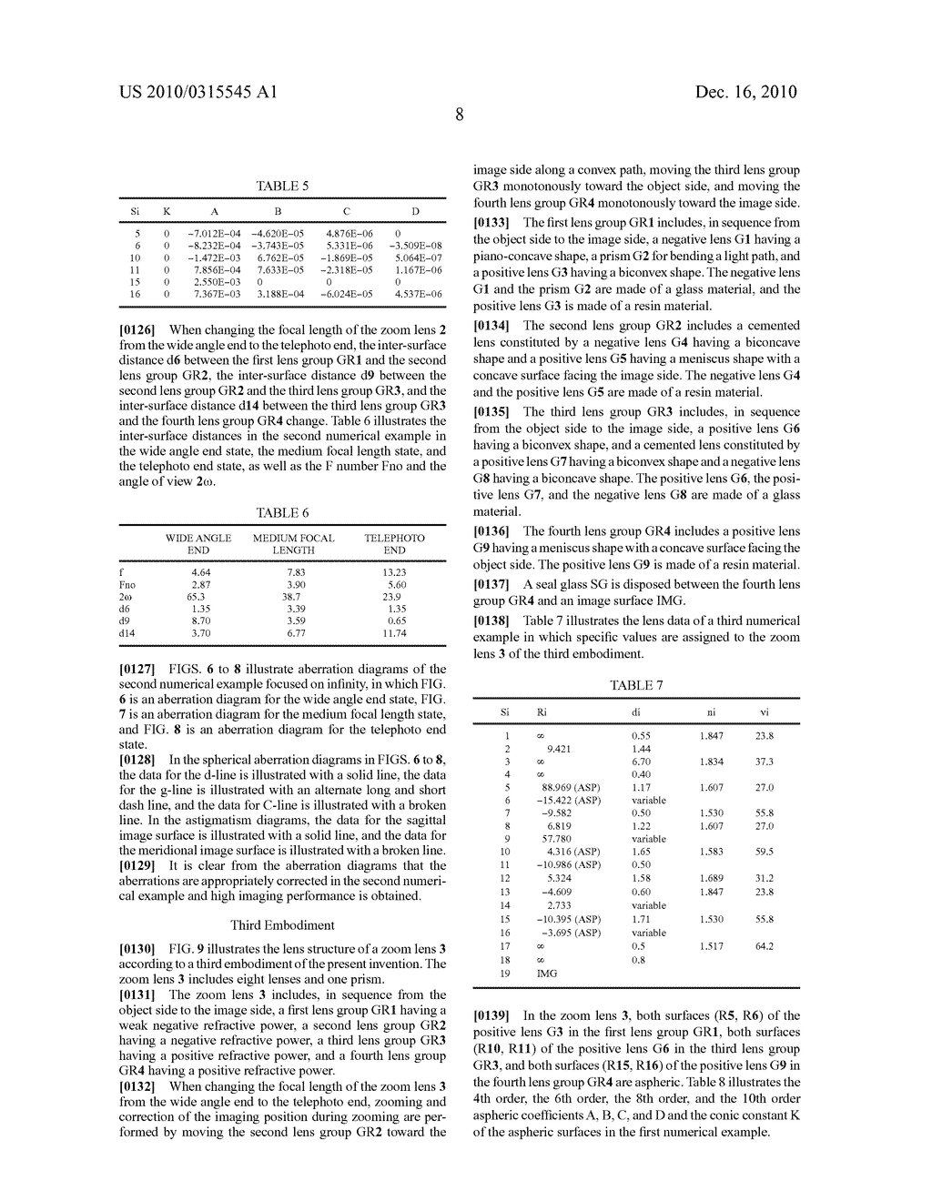 Zoom lens and image pickup apparatus - diagram, schematic, and image 26