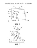 COMPUTER MONITOR WITH A SHELF diagram and image