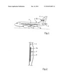 AIRCRAFT WITH PAINTED EXTERIOR SURFACE AND DECORATIVE FILM diagram and image