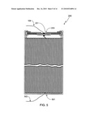 Integrated battery pressure relief and terminal isolation system diagram and image