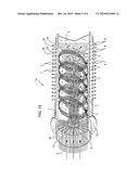 DEVICE AND METHOD FOR STABILIZING THE PRESSURE AND THE FLOW OF A GASEOUS MIXTURE SUPPLIED TO A SURFACE-COMBUSTION CYLINDRICAL BURNER diagram and image