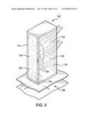 Cooling System for a Computer Server Cabinet in a Data Center diagram and image