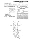 BUILT-IN ANTENNA FOR FOLDER TYPE PORTABLE TERMINAL diagram and image