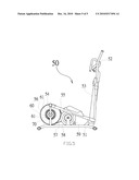 METHOD FOR PROVIDING A RESISTANCE TO AN EXERCISE APPARATUS WITH AN INERTIA RESISTANCE WHEEL AND A RESISTANCE-PROVIDING APPARATUS EMPLOYING THE SAME diagram and image