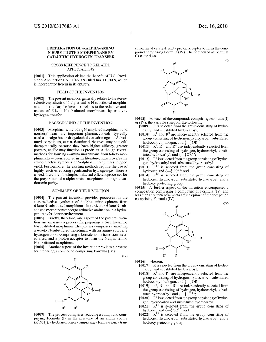 Preparation of 6-Alpha-Amino N-Substituted Morphinans by Catalytic Hydrogen Transfer - diagram, schematic, and image 02