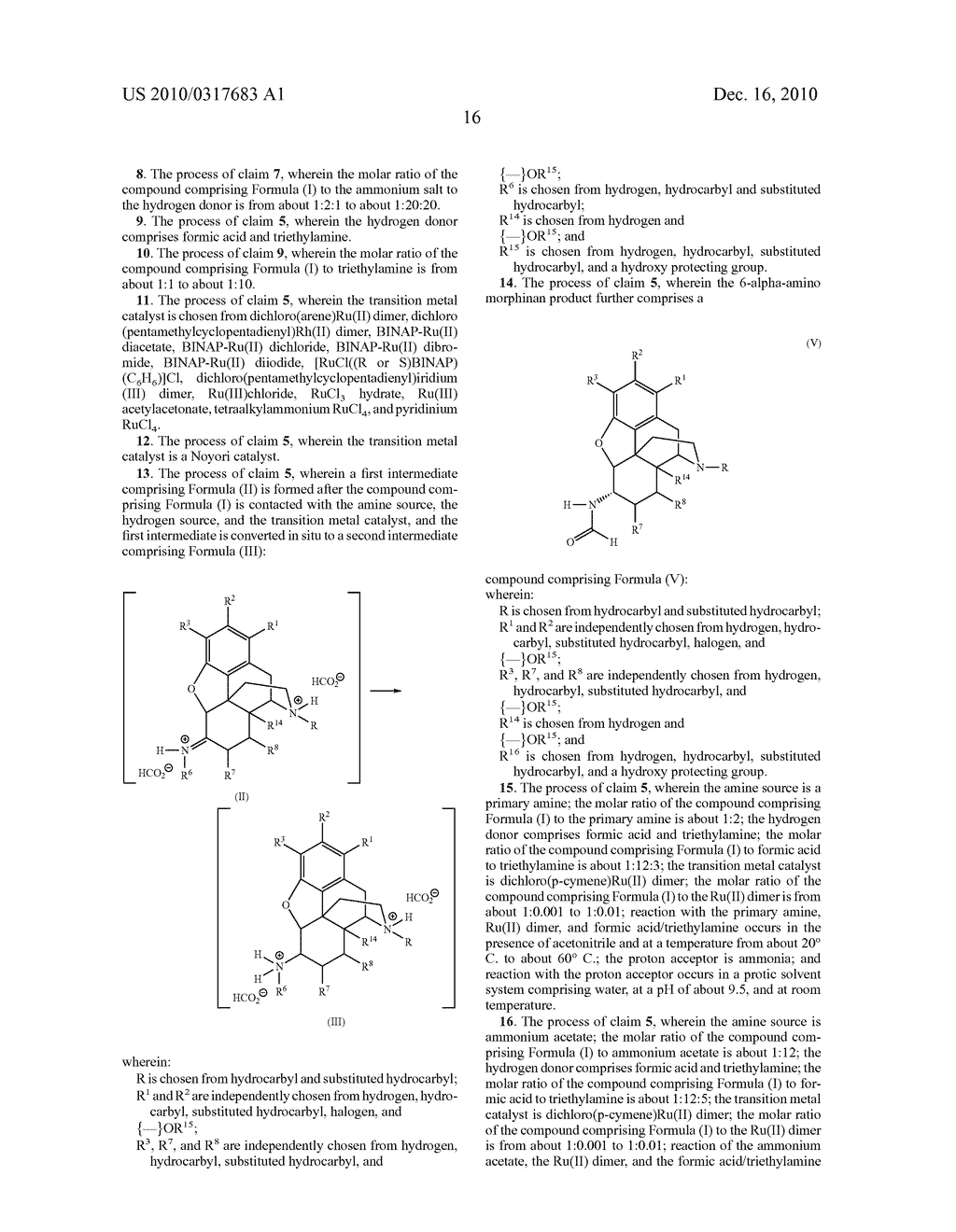 Preparation of 6-Alpha-Amino N-Substituted Morphinans by Catalytic Hydrogen Transfer - diagram, schematic, and image 17