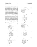 COMPOSITIONS CONTAINING BORANE OR CARBORANE CAGE COMPOUNDS AND RELATED APPLICATIONS diagram and image