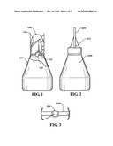 METHOD AND APPARATUS FOR SINGLE-USE CREAM OR LIQUID APPLICATOR diagram and image