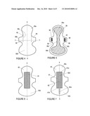 COMBINATION PAD AND PANTY SHIELD WITH RAISED CHANNEL diagram and image