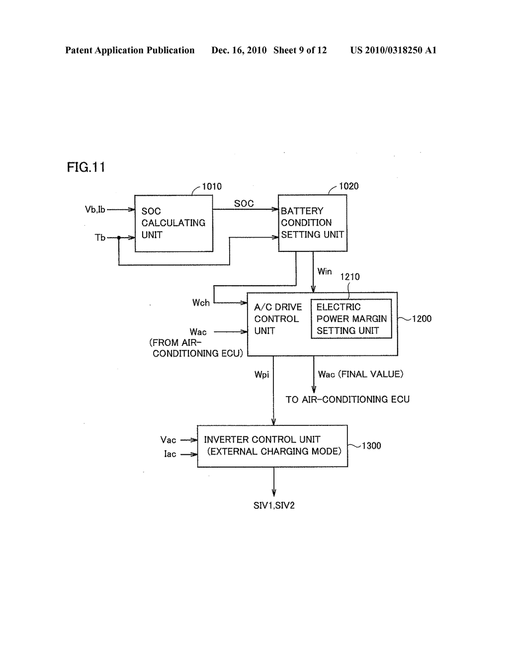 CHARGING CONTROL APPARATUS FOR POWER STORAGE DEVICE AND METHOD FOR CONTROLLING CHARGING OF POWER STORAGE DEVICE - diagram, schematic, and image 10