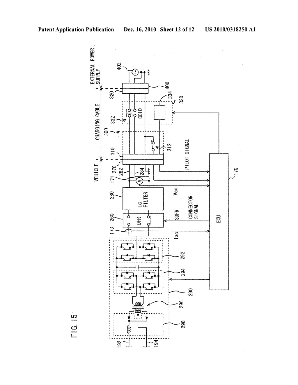 CHARGING CONTROL APPARATUS FOR POWER STORAGE DEVICE AND METHOD FOR CONTROLLING CHARGING OF POWER STORAGE DEVICE - diagram, schematic, and image 13