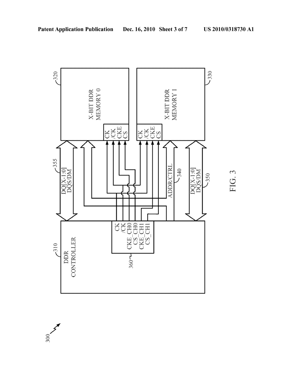 Dual Channel Memory Architecture Having Reduced Interface Pin Requirements Using a Double Data Rate Scheme for the Address/Control Signals - diagram, schematic, and image 04