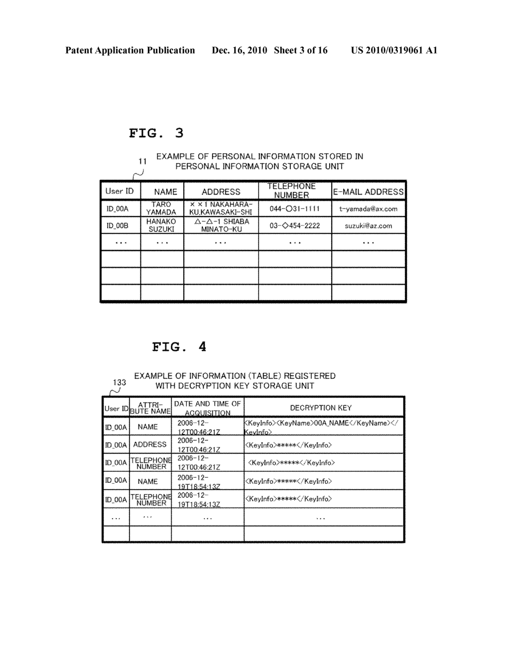 PERSONAL INFORMATION MANAGING DEVICE, SERVICE PROVIDING DEVICE, PROGRAM, PERSONAL INFORMATION MANAGING METHOD, CHECKING METHOD AND PERSONAL INFORMATION CHECKING SYSTEM FOR FALSIFICATION PREVENTION OF PERSONAL INFORMATION AND NON REPUDIATION OF PERSONAL INFORMATION CIRCULATION - diagram, schematic, and image 04