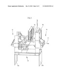 Device for mounting and functional verification of roll fittings in rolling mill stands or rolling mill trains such as, e.g., tandem rolling mill trains diagram and image